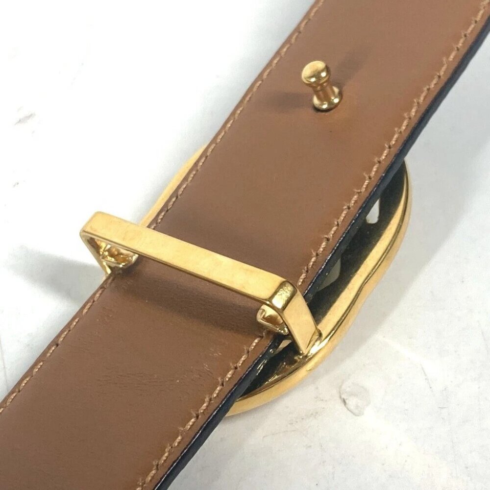 GUCCI 036・519・2964 vintage GG logo buckle Accessories belt Black/GoldHar... - Picture 9 of 16